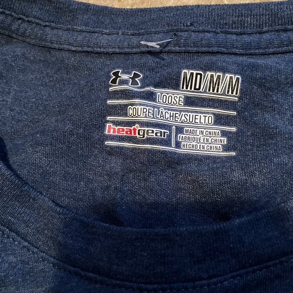 Under Armour Women’s Navy Star Graphic Tee - Picture 2 of 4